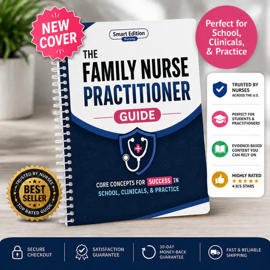 The Family Nurse Practitioner Guide — Core Concepts for School, Clinicals & Practice